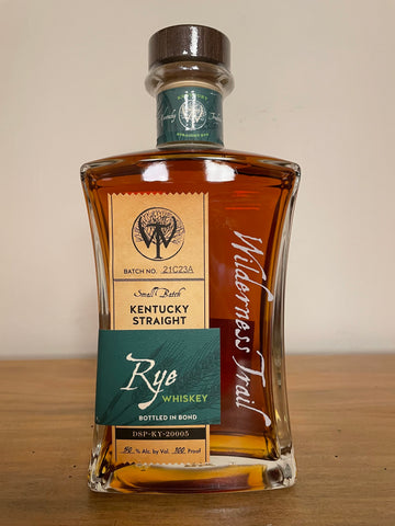 Wilderness Trail Straight Rye Whiskey Bottled in Bond Sweet Mash 100
