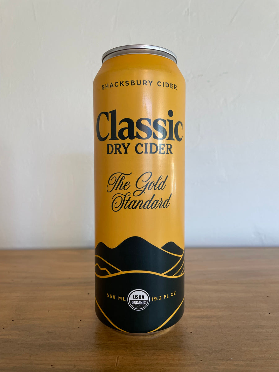 Shacksbury Classic Dry Cider (19.2oz can)