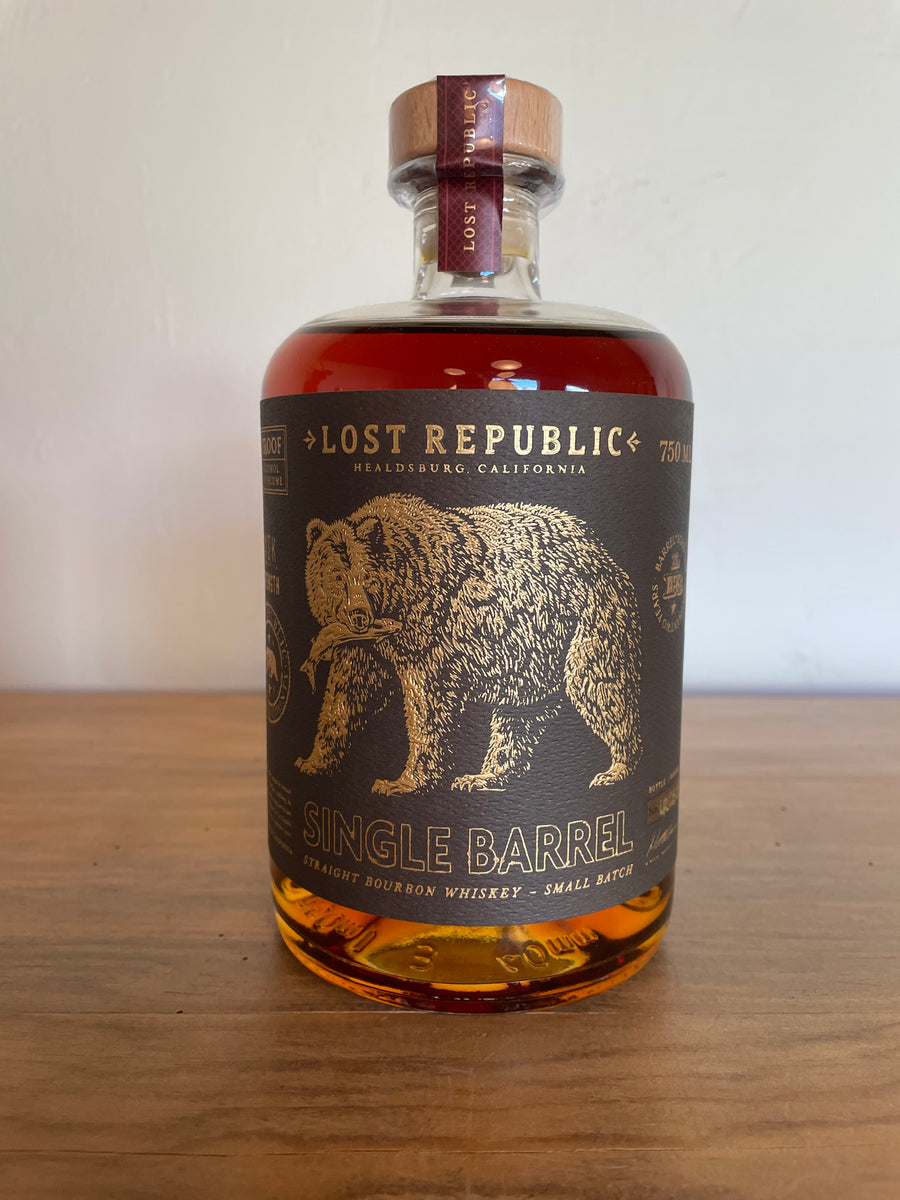 Lost Republic 'Cask Strength' Single Barrel Bourbon Whiskey