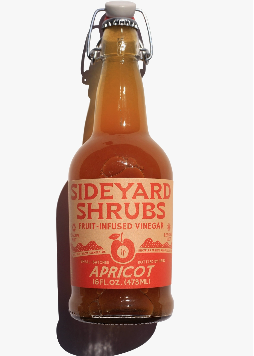 Sideyard 'Apricot' Shrub (Fruit-Infused Vinegar ACV)