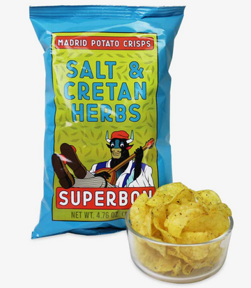 Superbon 'Salt + Cretian Herbs' Potato Chips