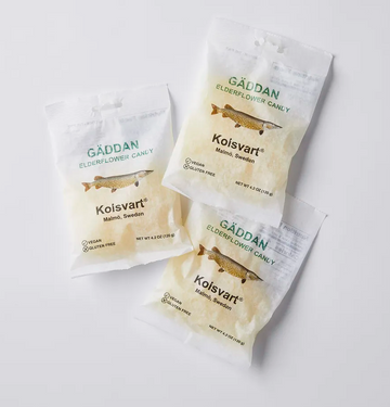 Kolsvart Elderflower Flavored Pike Fish Candy