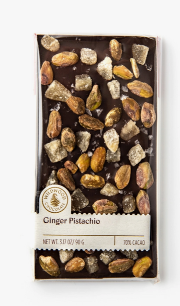 Wildwood Chocolate 'Ginger Pistachio' Bar