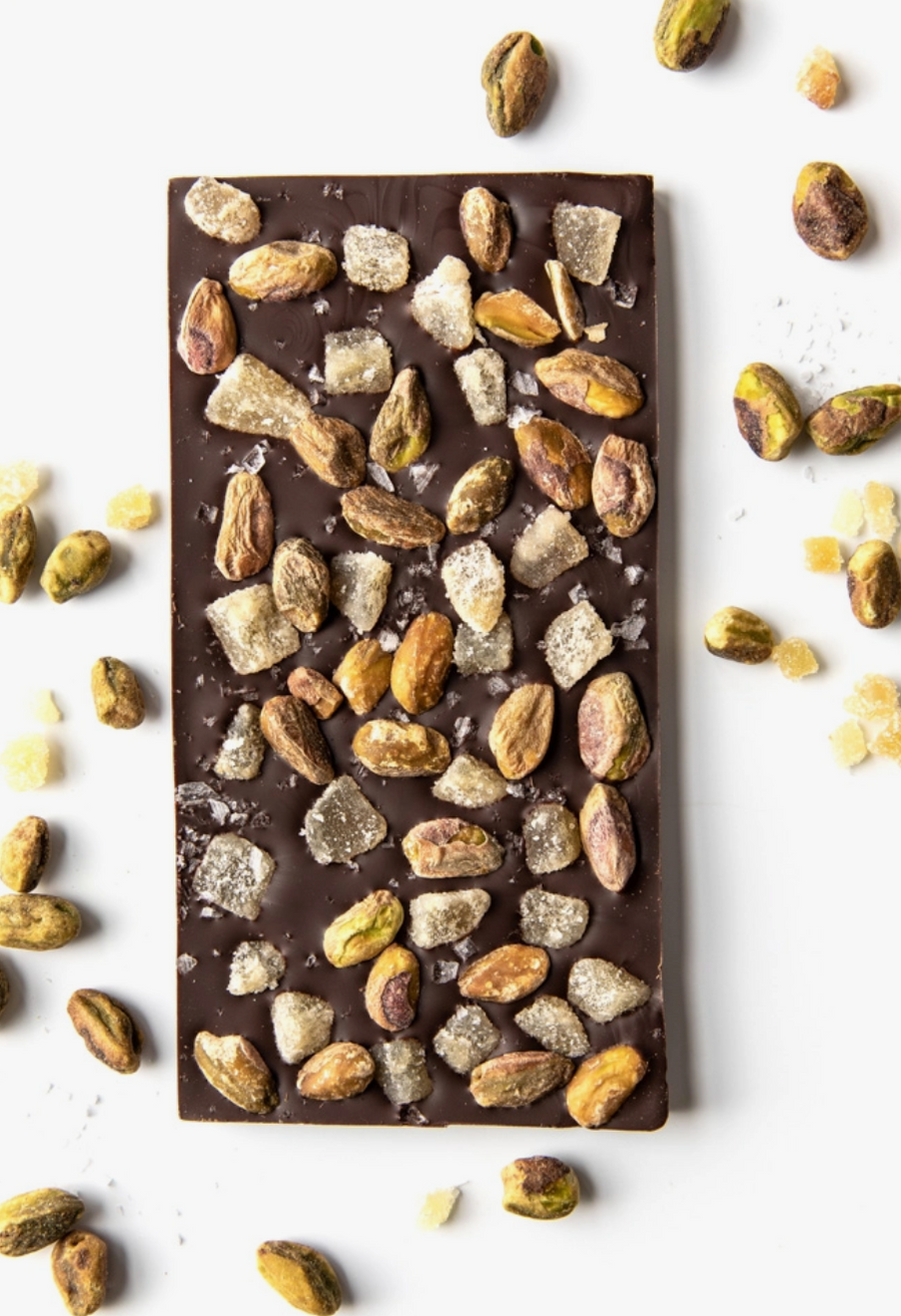 Wildwood Chocolate 'Ginger Pistachio' Bar