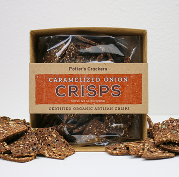 Potter’s Crackers Organic Caramelized Onion Crisps