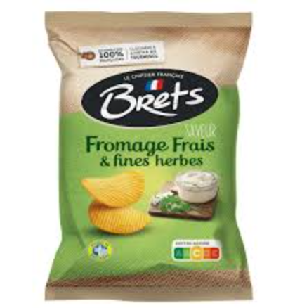 Bret's 'Fromage Frais Et Fines Herbes' Potato Chips