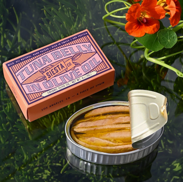 Tin of Siesta Co. Tuna Belly in Organic Extra Virgin Olive Oil