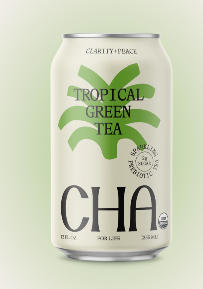 CHA Tropical Green Sparkling Tea