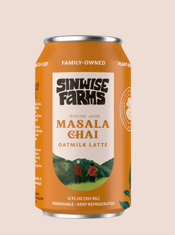 Sinwise Farms Masala Chai Oatmilk Latter