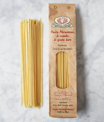 Package of Rustichella d'Abruzzo Spaghetti Pasta