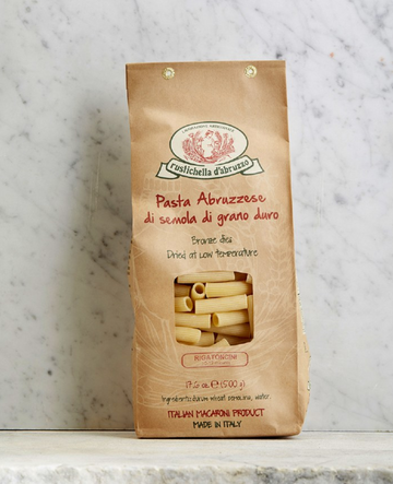 Package of Rustichella d'Abruzzo Rigatoncini  Pasta