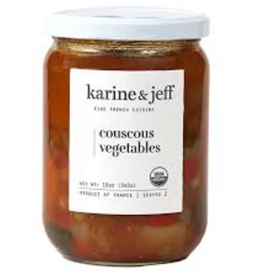 Jar of Karine Et Jeff 'Couscous Vegetables' Soup