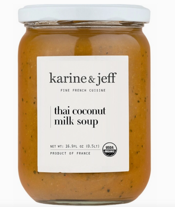 Jar of Karine Et Jeff 'Gazpacho with Zucchini and Basil' Soup