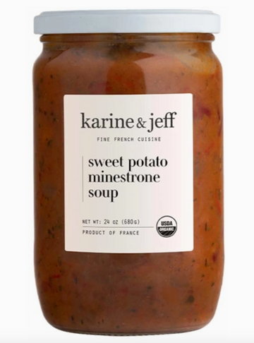 Jar of Karine Et Jeff 'Sweet Potato Minestrone' Soup