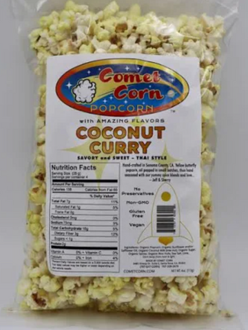 Comet Corn 'Coconut Curry' Popcorn