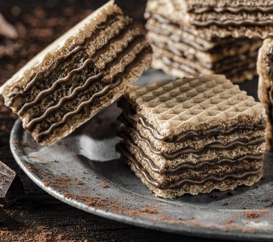 Loacker Quadratini 'Dark Chocolate' Wafer Cookies