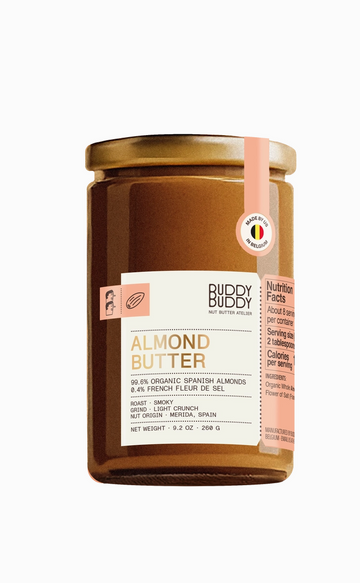 Jar of Buddy Buddy Organic Almond Butter