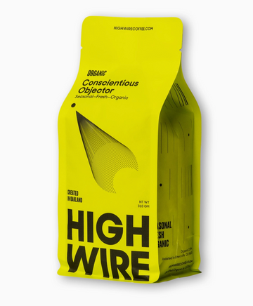 Bag of Highwire Coffee Roasters 'Conscientious Objector' Organic Whole Bean Coffee
