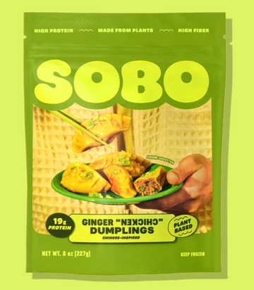 Sobo Plant-based 'Chicken' & Ginger Dumplings