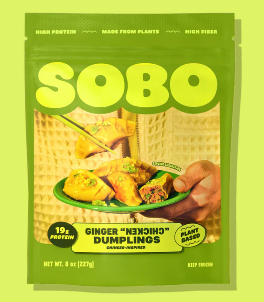 Sobo Plant-based 'Chicken' & Ginger Dumplings