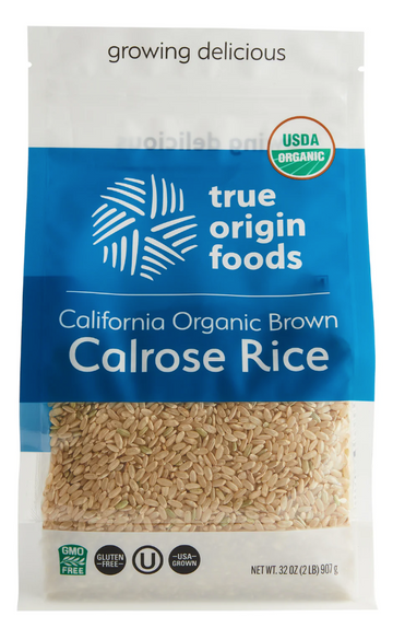 True Origin 'Calrose' Organic Medium Brown Rice