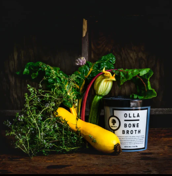 OLLA Immunity Beef & Mushroom Bone Broth (28oz)