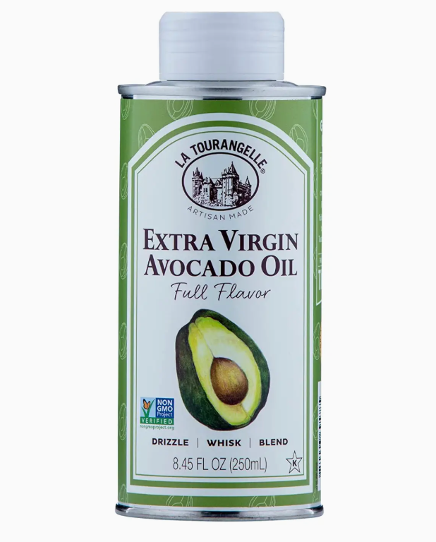 Can of La Tourangelle Extra Virgin Avocado Oil