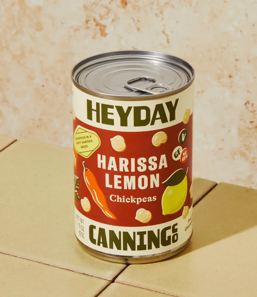 Heyday Canning Co. Harissa Lemon Chickpeas