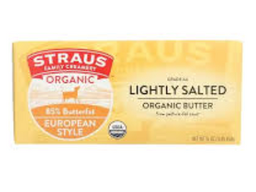 Straus Family Creamery Organic Organic Butter European Style 'Lightly Salted'