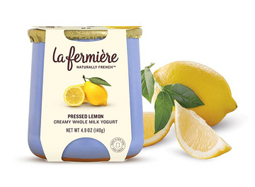 La Fermiere 'Pressed Lemon' French Whole Milk Yogurt