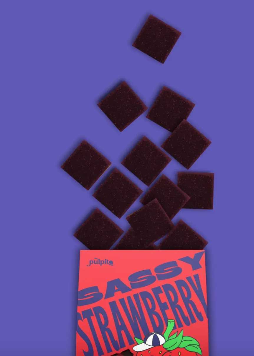 Pulpito Fruit Bites Sassy Strawberry