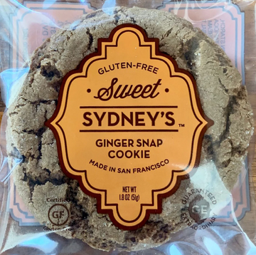 package of Sweet Sydney's Ginger Snap Cookie