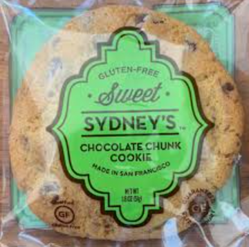 package of Sweet Sydney's Chocolate Chunk Cookie 