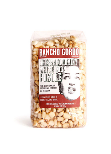 Rancho Gordo White Corn Posole/Prepared Hominy