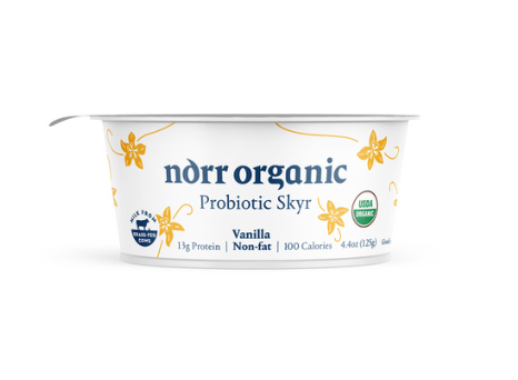 NORR Organic Skyr Nonfat Vanilla Yogurt