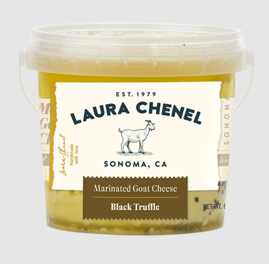 Laura Chenel Marinated Chevre Cheese w/ Black Truffle