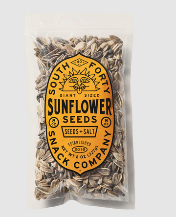 South Forty Provisions GIANT-SIZED Sunflower Salted Seeds