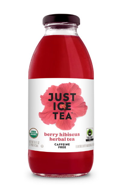 Just Ice Tea Organic Berry Hibiscus Herbal Tea