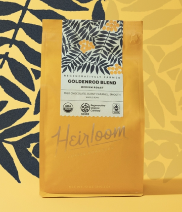 Heirloom Roasters 'Goldenrod Blend' Certified Regenerative Coffee