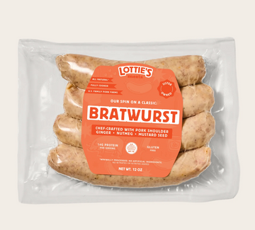 Lottie's Meats 'The Bratwurst' All Natural Pork Sausage