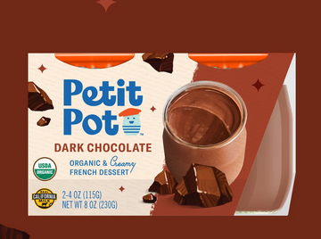 Petit Pot Dark Chocolate Organic French Custard