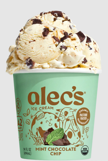 Alec's Ice Cream Organic 'Mint Chip'