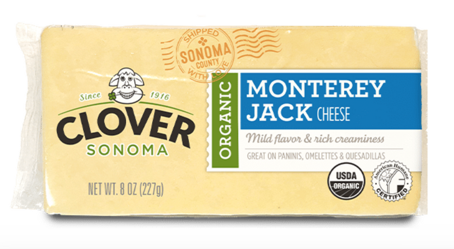 Clover Organic Monterey Jack Cheese