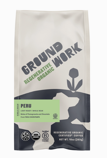 Groundwork Coffee Regenerative Organic Certified Peru Finca 'Churupampa' Light Roast