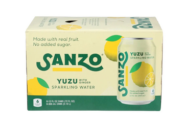 Sanzo 'Yuzu Ginger' Sparkling Water (6-pk)