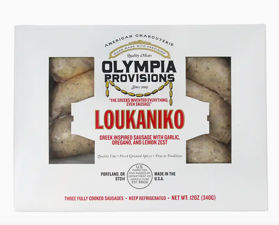Olympia Provisions Loukaniko Rustic Greek Inspired Sausage