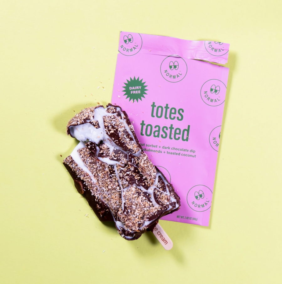 Normal Ice Cream 'Totes Toasted Sorbet Bar' Vegan Ice Cream