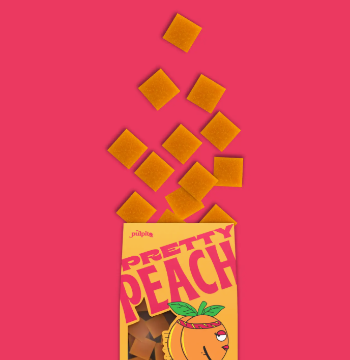 Pulpito Fruit Bites Pretty Peach