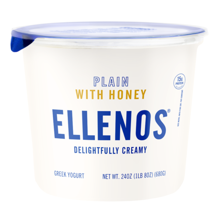 Ellenos Plain Greek Yogurt with Honey