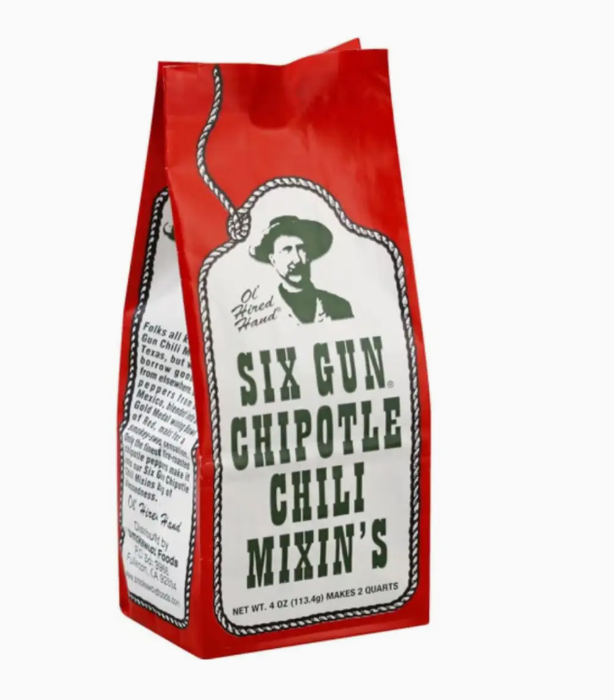 Six Gun 'Chipotle' Smokey Texas Chili Seasoning Mix